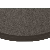  MFG Bistrotisch, 60 Cm, Schwarz-grau-silber