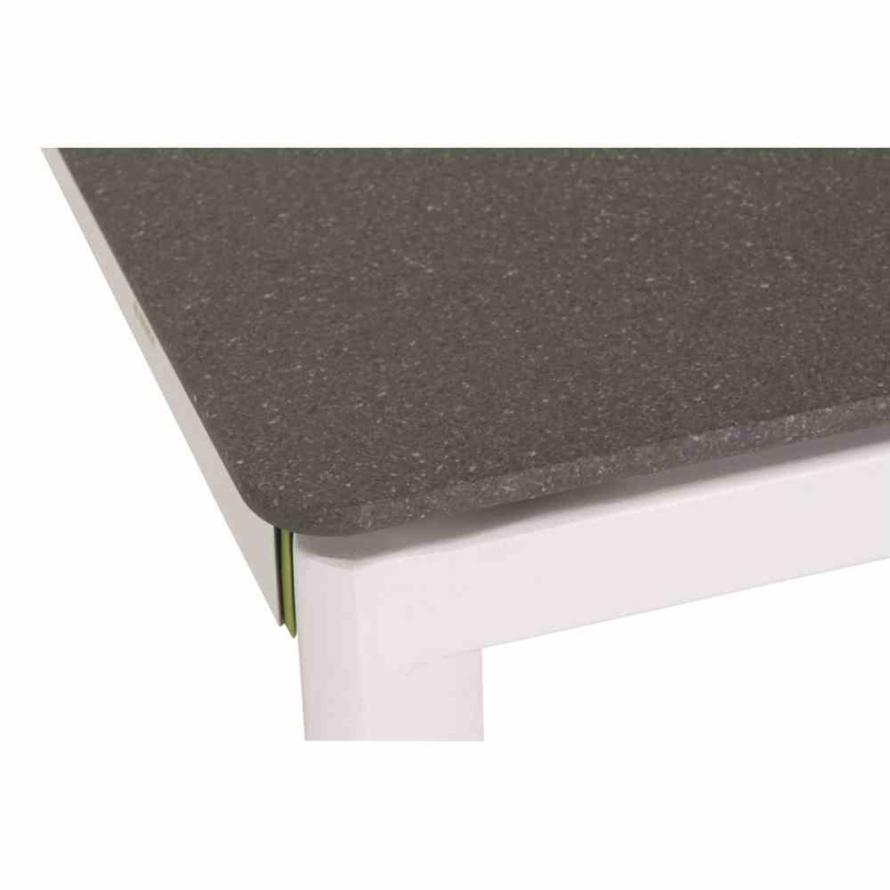  MWH Gartentisch „Futosa“, Fiberzement 160x95x74 Cm, Arktisch-grau