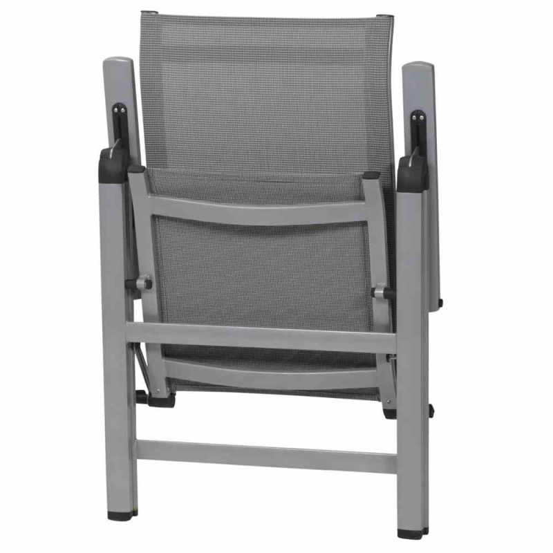  MWH Klappsessel „Fabulo“, 66,5x61,5x111 Cm, Silber