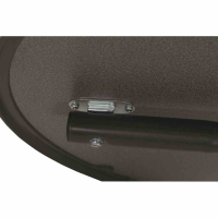  MFG Bistrotisch, 60 Cm, Schwarz-grau-silber
