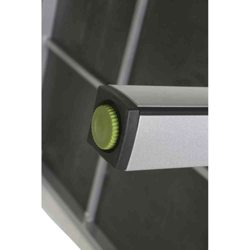  MWH Gartentisch „Elements“, Fiberzement, 160x90x74 Cm, Silber-grau