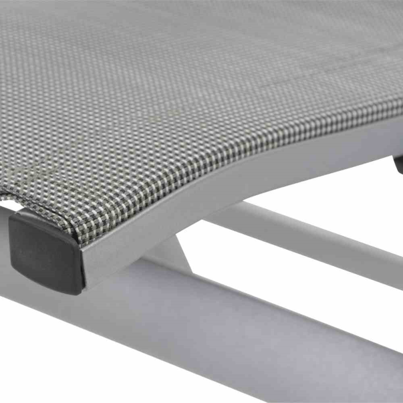  MWH Klappsessel „Fabulo“, 66,5x61,5x111 Cm, Silber