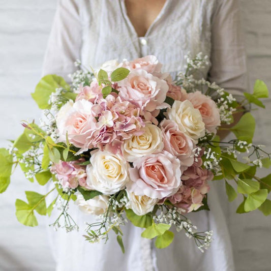  Kunstblumenstrauss „Rosa“