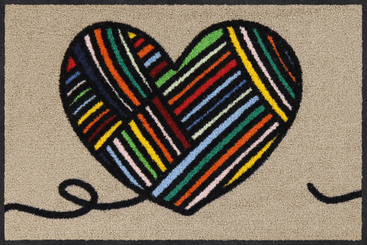  SALONLÖWE Fussmatte „Wool Heart“
