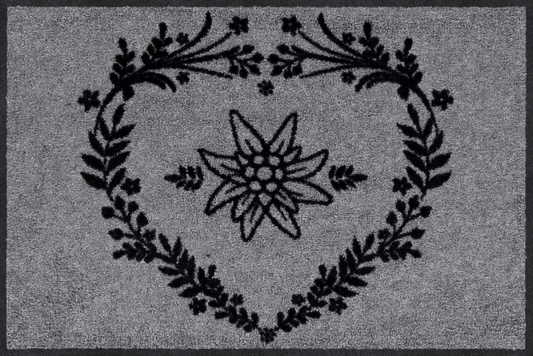  SALONLÖWE Fussmatte „Edelweiss Heart“