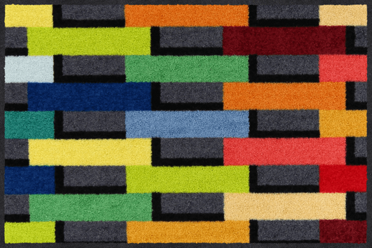  SALONLÖWE Fussmatte „Colourful Bricks“