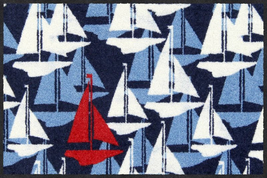 SALONLÖWE Fussmatte „Sail Boats“