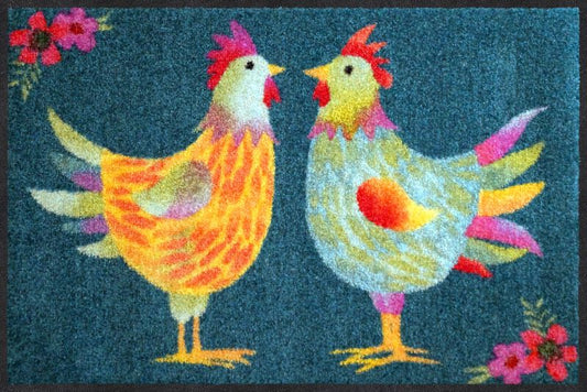  SALONLÖWE Fussmatte „Rainbow Chicken“