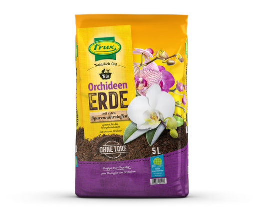  FRUX Bio-Orchideenerde, Torffrei, 5 L