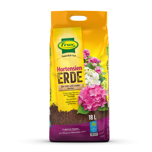  FRUX Hortensienerde, Rote & Weiße Sorten, 18 L