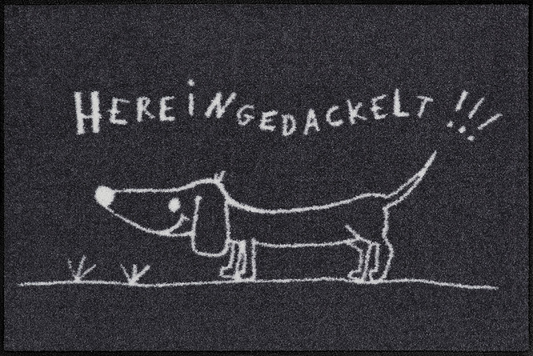  SALONLÖWE Fussmatte „Hereingedackelt“