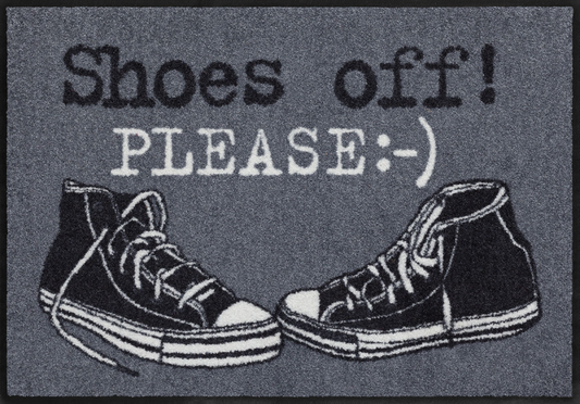  SALONLÖWE Fussmatte „Shoes Off Please“