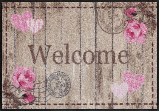  SALONLÖWE Fussmatte „Welcome Roses“