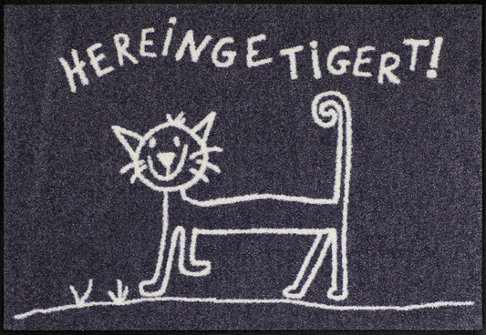  SALONLÖWE Fussmatte „Hereingetigert“