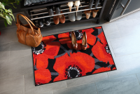  SALONLÖWE Fussmatte „Bloom Poppy Black“