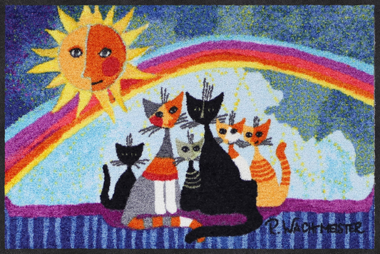  SALONLÖWE Fussmatte „Sunny Family“