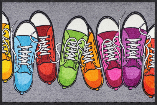  SALONLÖWE Fussmatte „Bunte Turnschuhe“