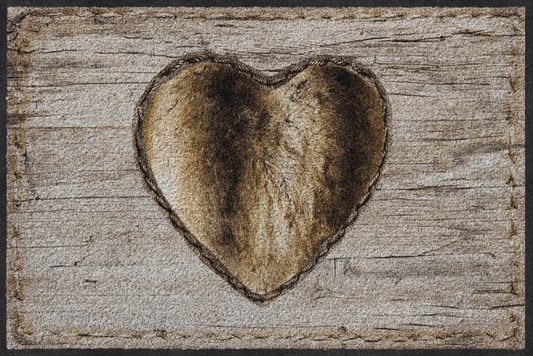  SALONLÖWE Fussmatte „Chalet Heart“